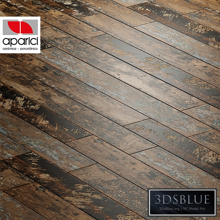 Porcelain stoneware Aparici collection SONAR DARK NATURAL