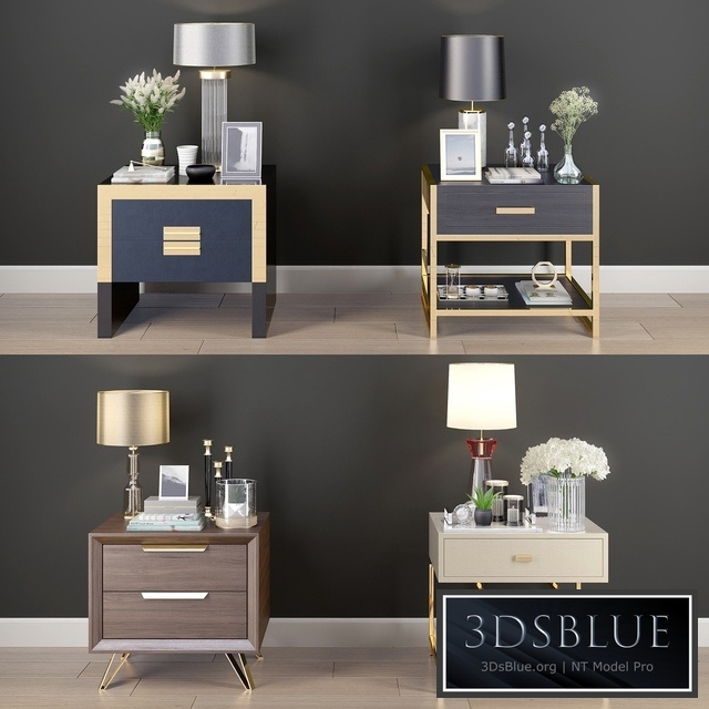 Nightstand Decorative Set01