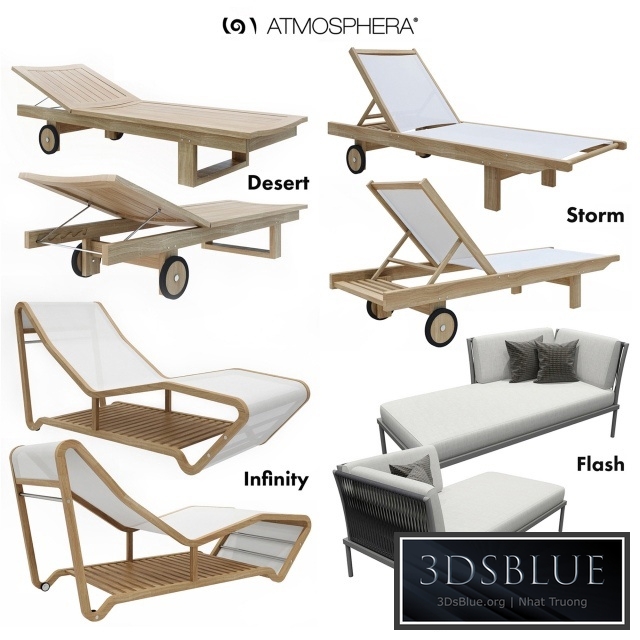 Collection of sun loungers ATMOSPHERA