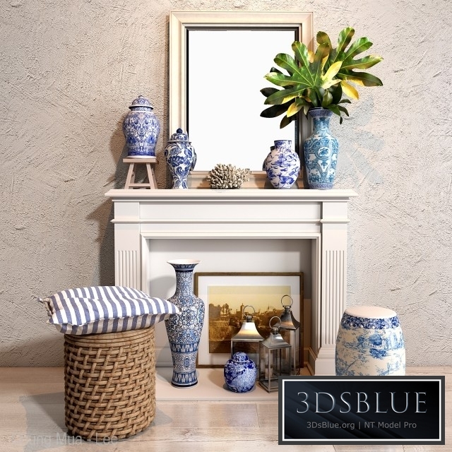 The blues_Vase collections set 03