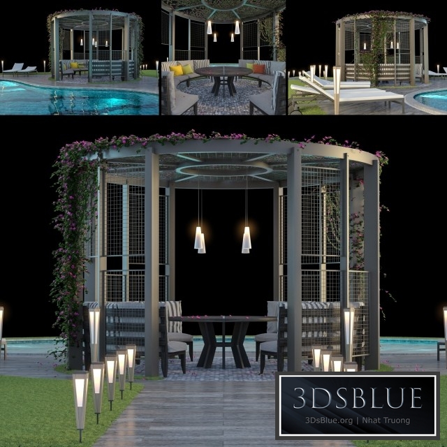 Gazebo and Swimming Pool # 6