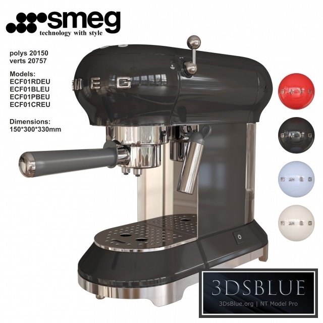 Espresso coffee machine SMEG ECF01