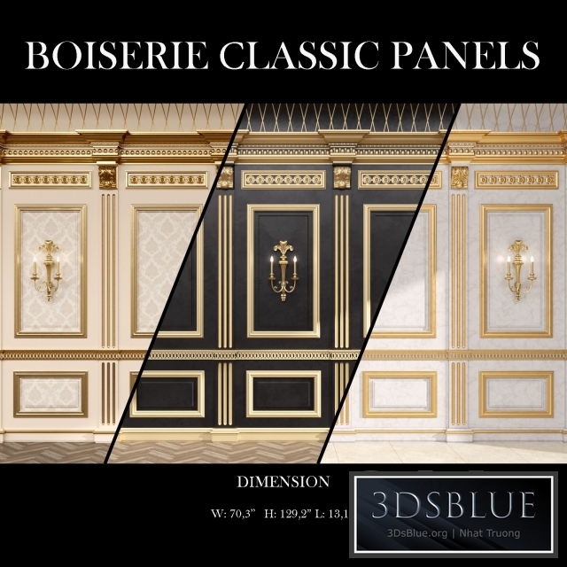 Wall molding classic 01