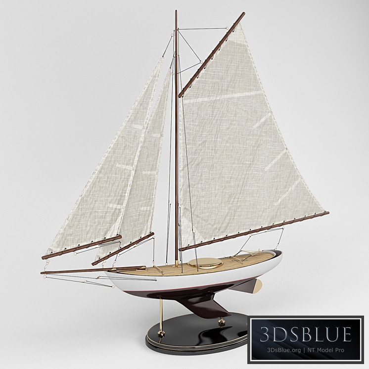 Model of the yacht