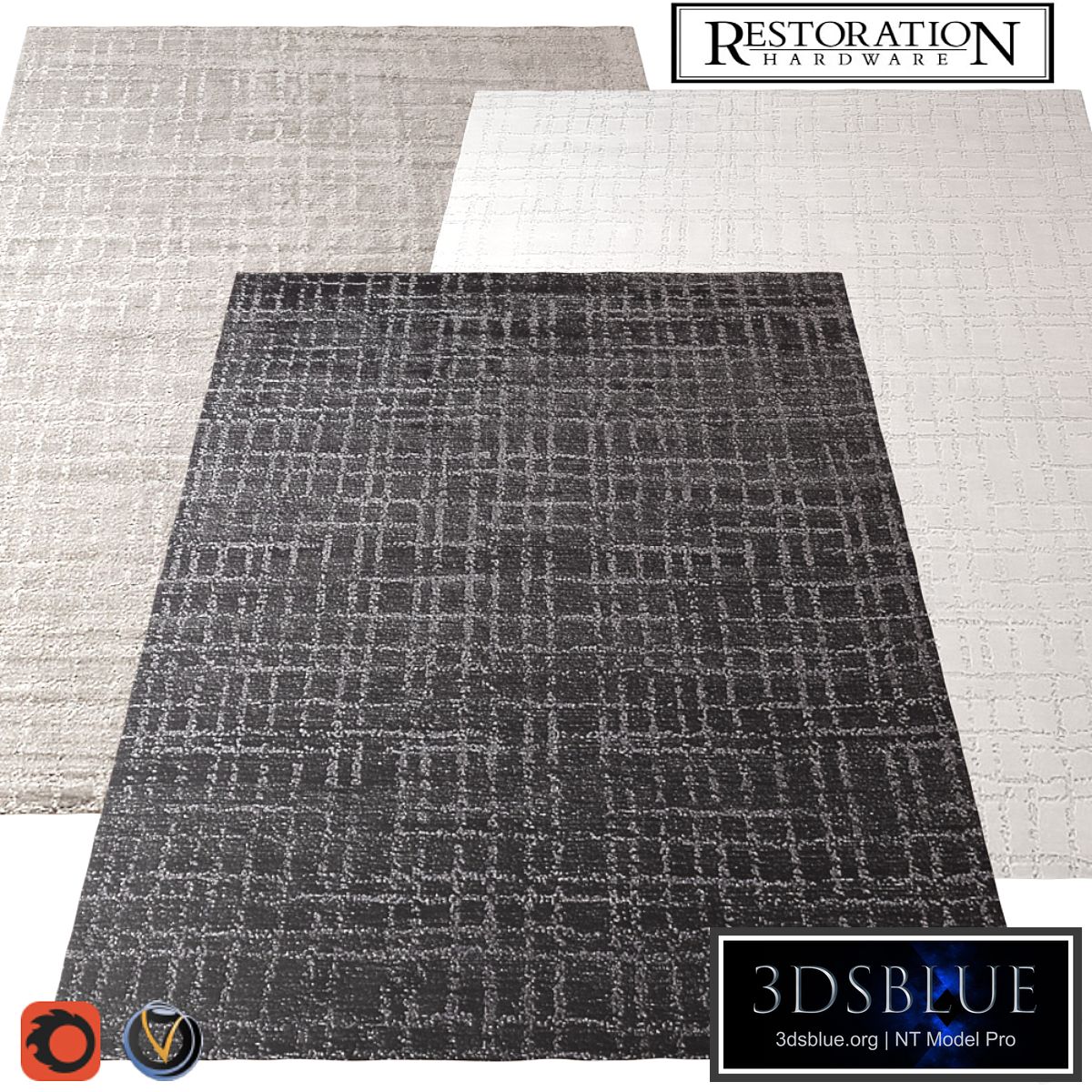 Carpet Restoration Hardware (Oro) 2440х3050 (3 colors)
