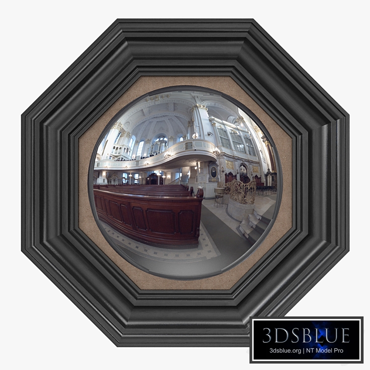 Jonathan Sainsbury - Octagonal convex mirror