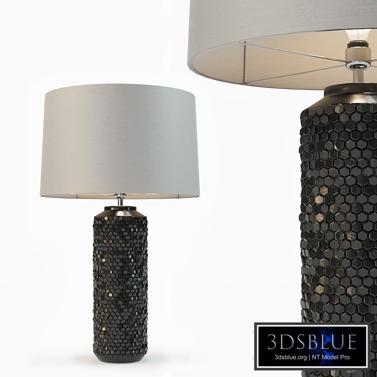 Heathfield & Co Mazu Graphite Lamp