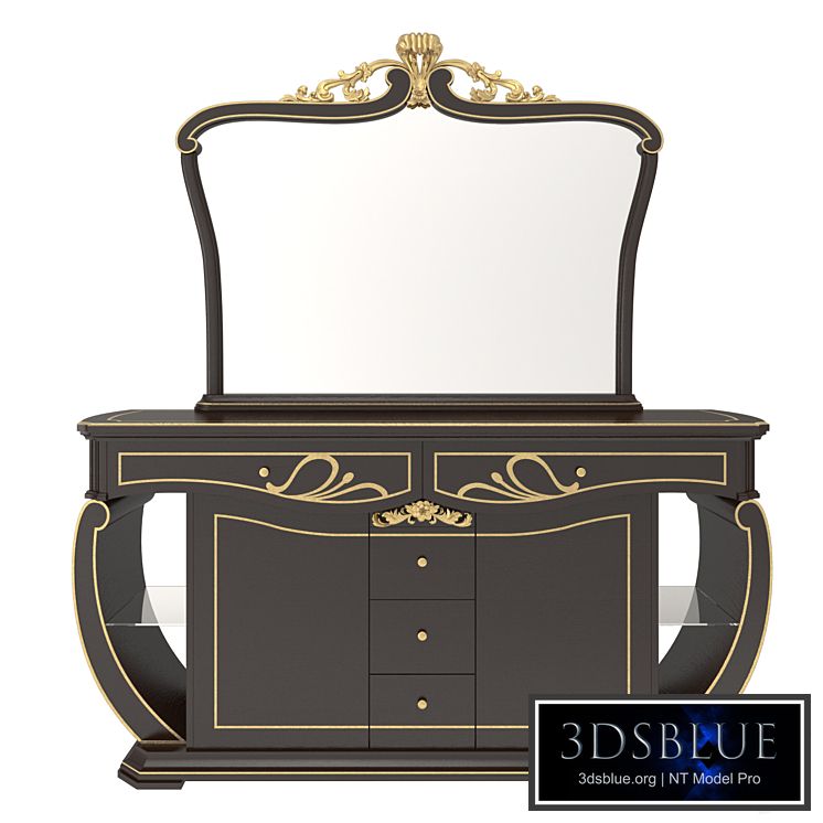 Sideboard + Mirror, Coll. D Frandiss 2017