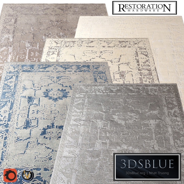 Carpet Restoration Hardware (Arte) 2440х3050 (5 colors)