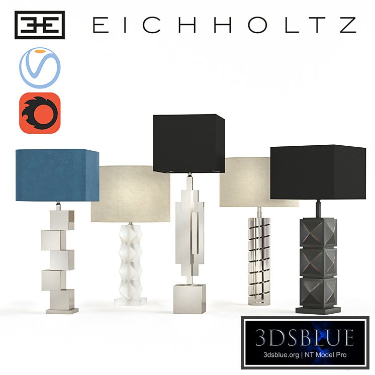 A set of table lamps Eichholtz