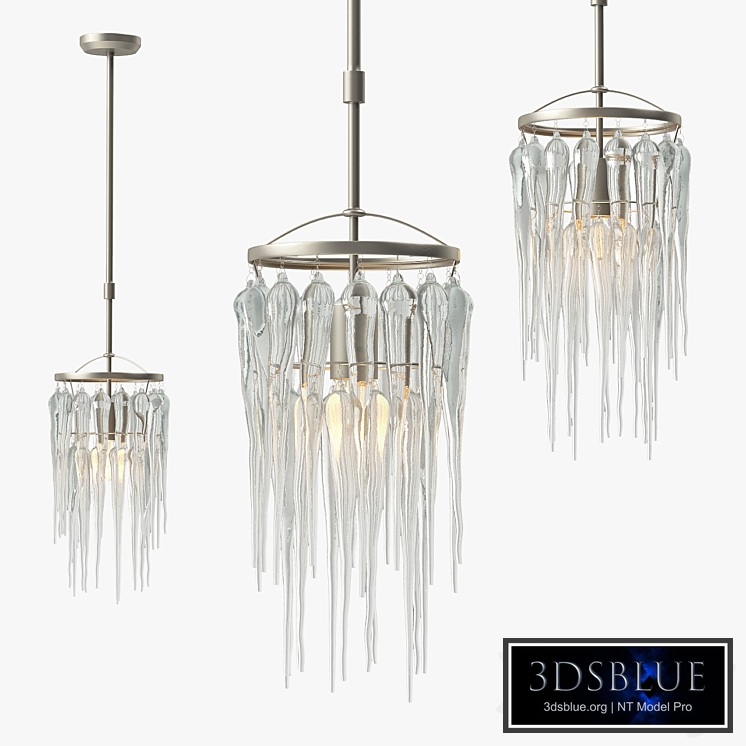 Currey and Company Icecap Pendant