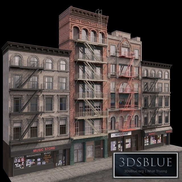 New York Brooklyn buildings fasads