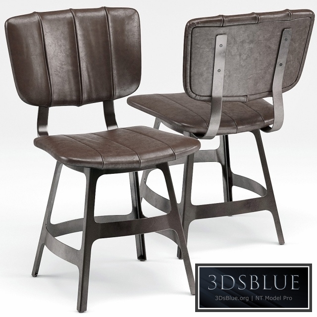 Robertson Espresso Brown Leather Dining Chair