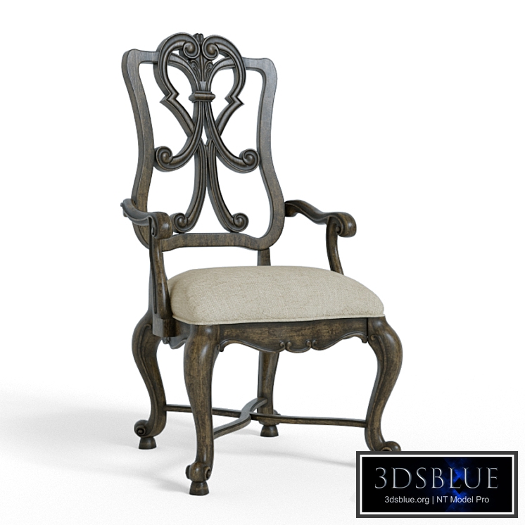 Rhapsody Wood Back Arm Chair