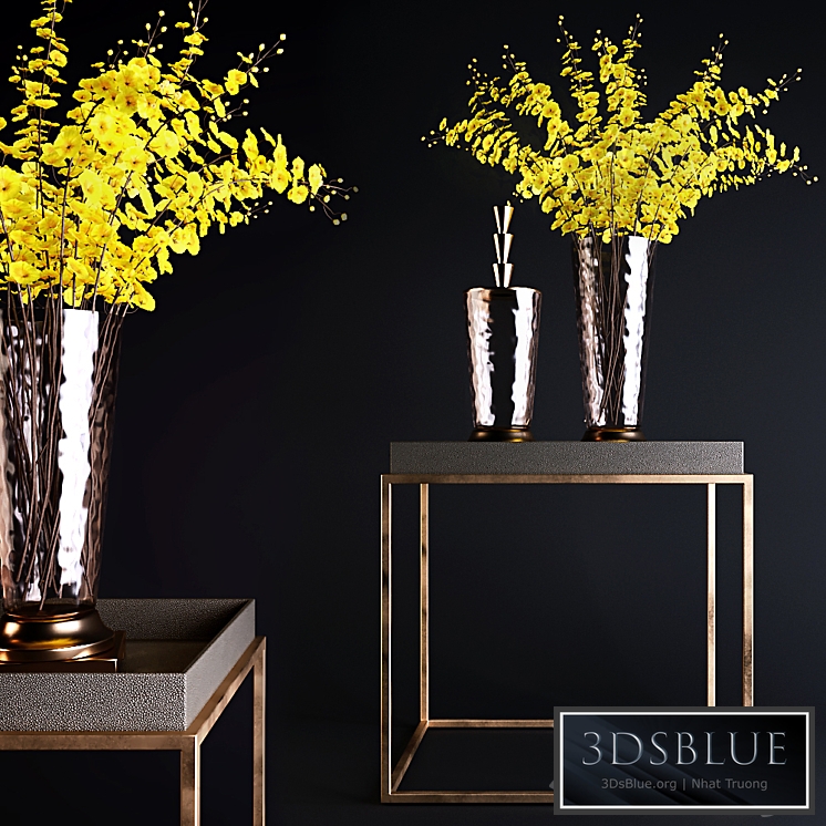 Tables Rh and yellow flowers2