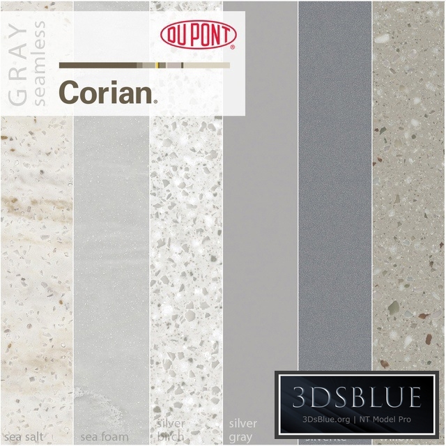 Dupont Corian Kitchen Countertops Gray 2