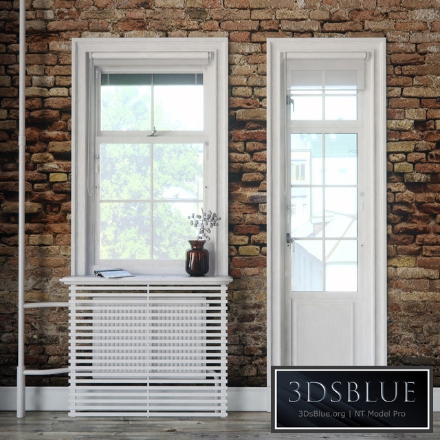 Windows in Scandinavian style