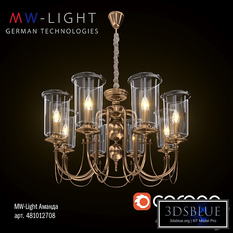 Chandelier MW-Light Amanda 481012708