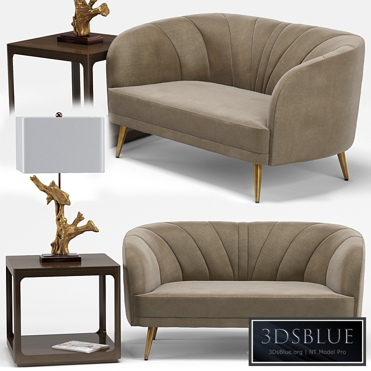 Leone, Saltaire Lamp, Robin Cube End Table