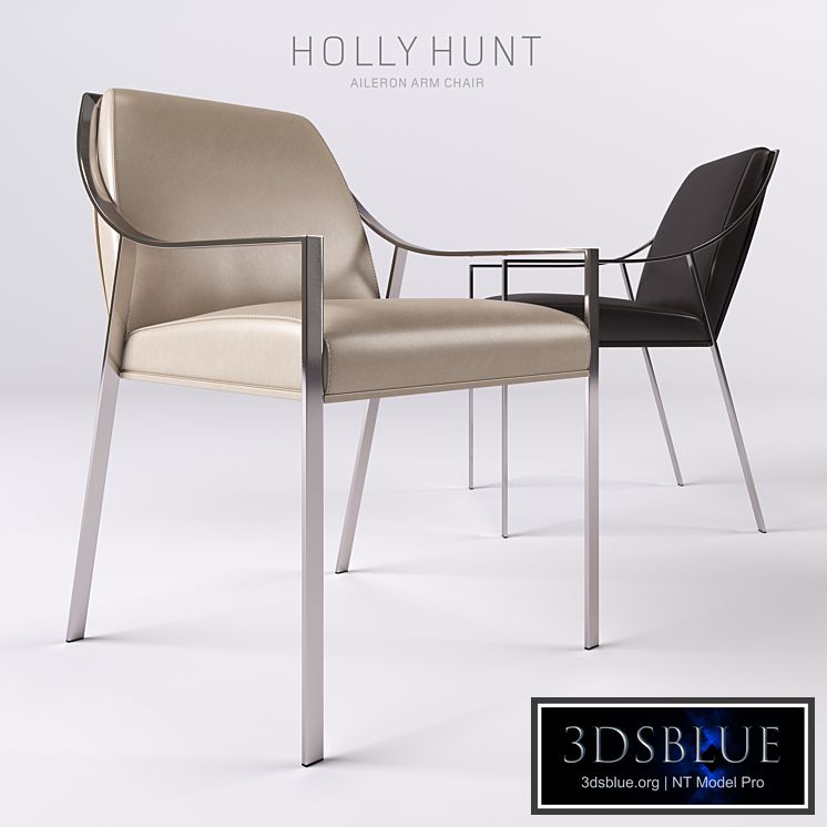 HOLLY HUNT AILERON DINING ARM CHAIR