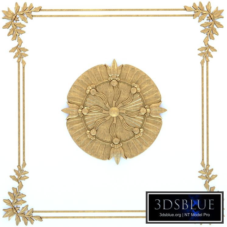 Decor. Power socket. Stucco molding.