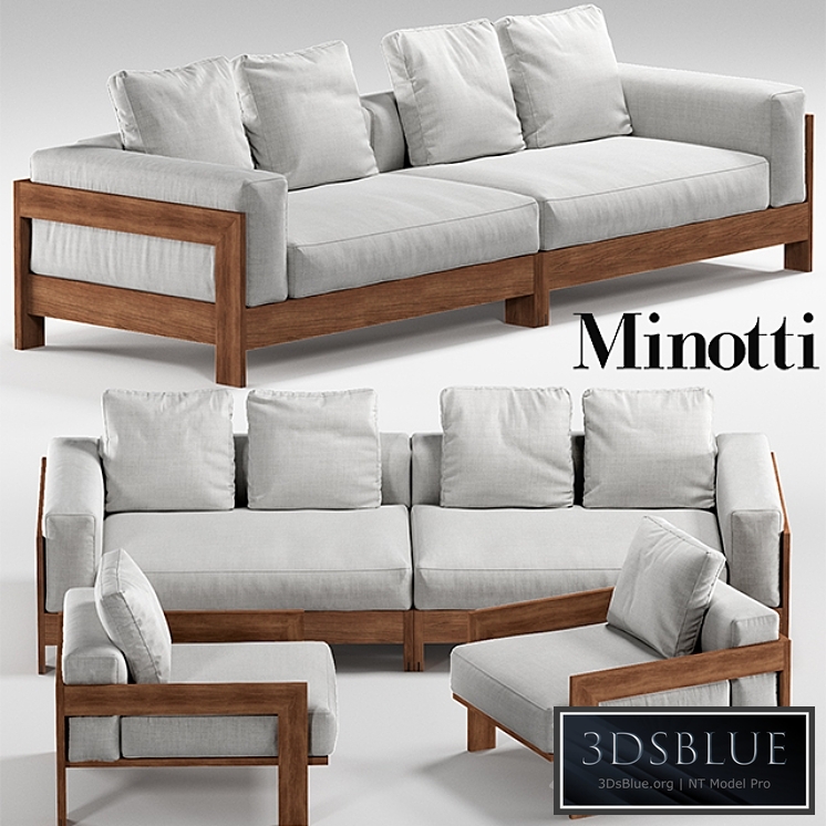 Minotti alison iroko outdoor