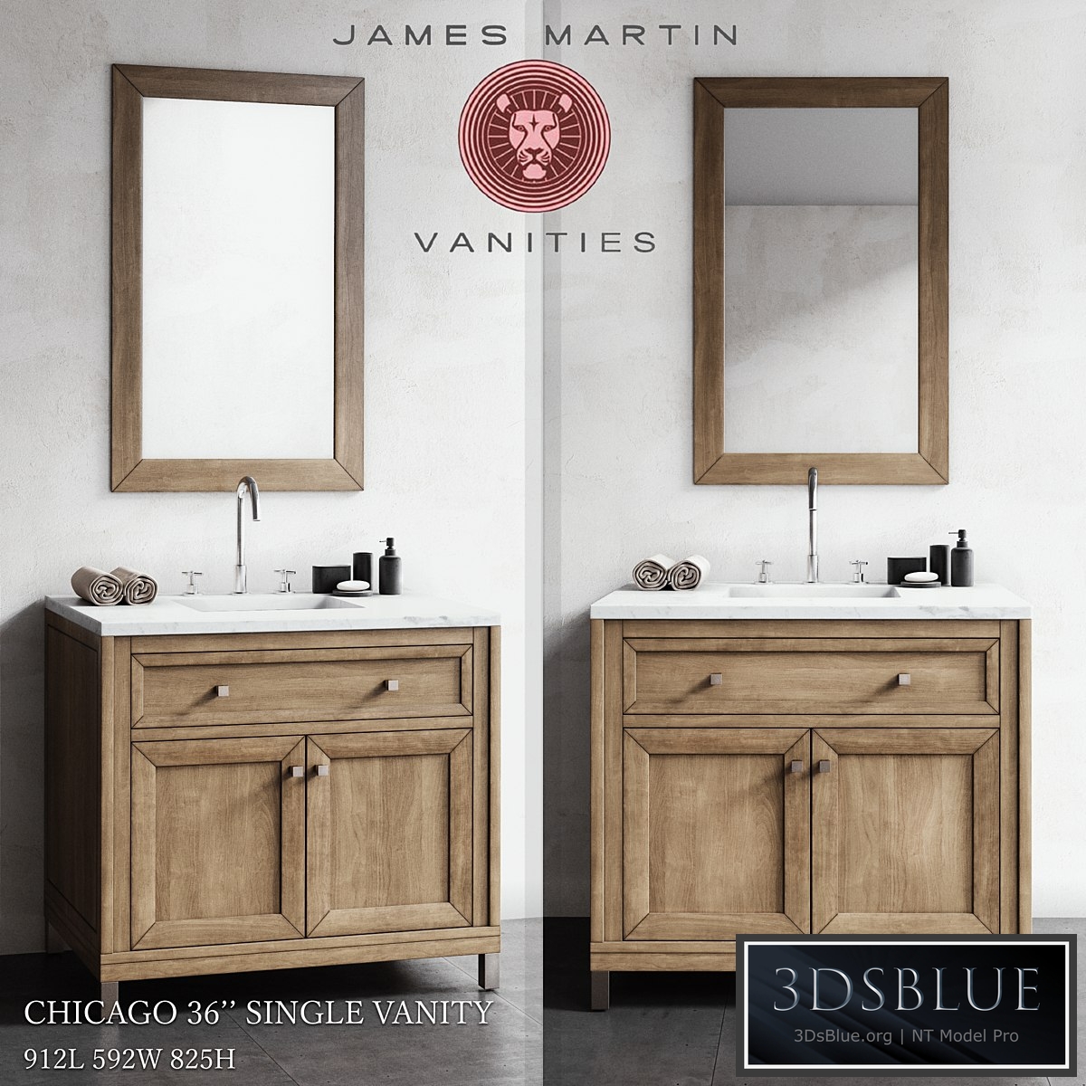 Chicago 36 &#39;&#39; single vanity