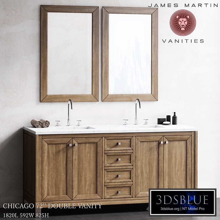 Chicago 72 double vanity