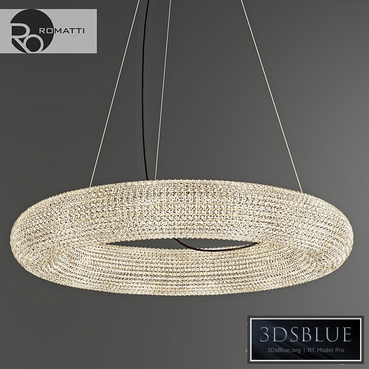 Pendant lamp Romatti Crystal Halo by Restoration Hardware