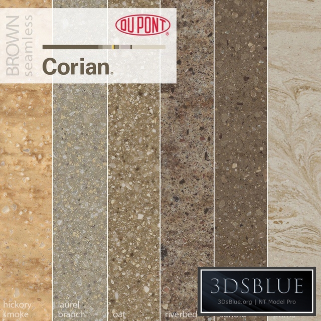 Dupont Corian Kitchen Countertops Brown 1