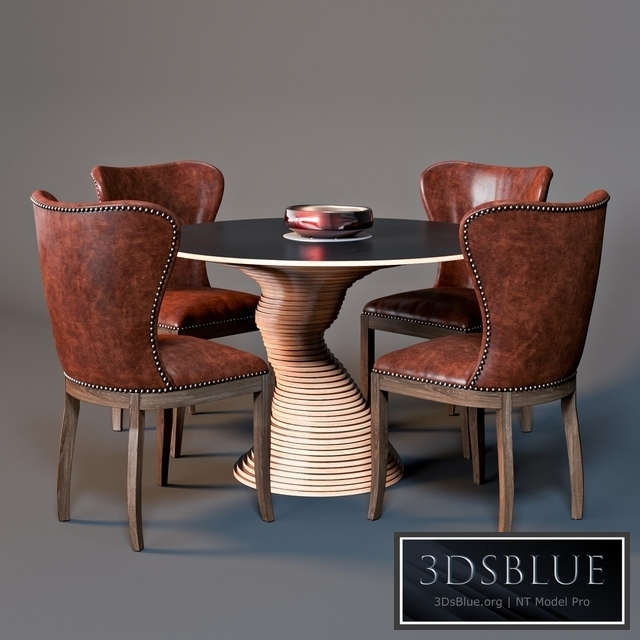 Chair Wingback and table Stack 50