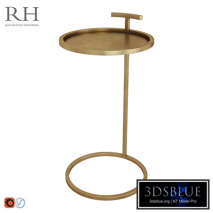 RH 1930S MARTINI SIDE TABLE