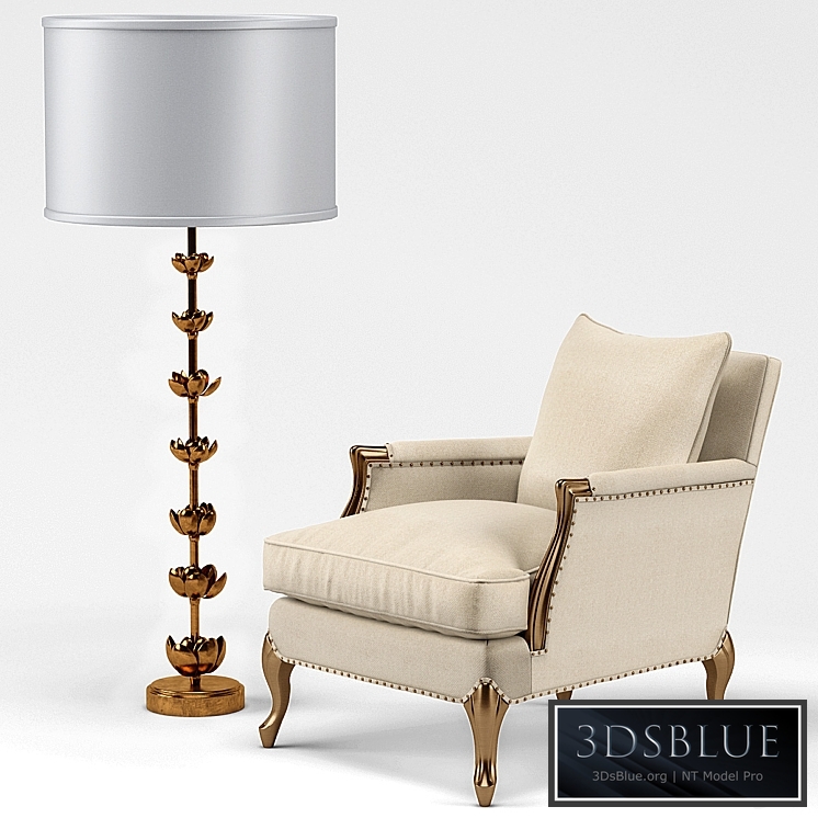 Bernice Chair, Amalie Regency Lamp