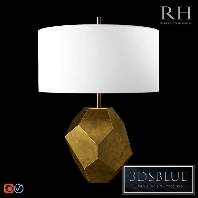RH FACETED TABLE LAMP