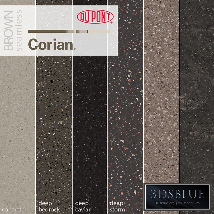 Dupont Corian Kitchen Countertops Brown 3