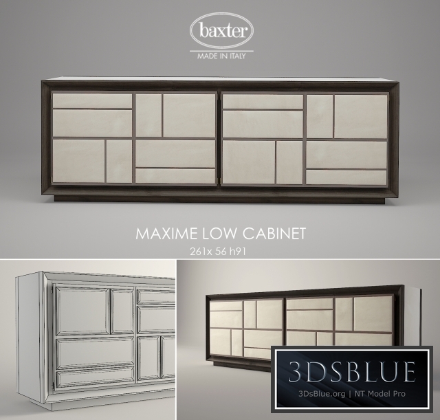 Baxter Maxime Low Cabinet