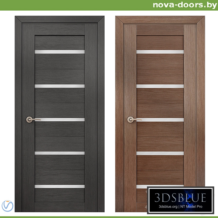 Doors of Dominic (eco-wool) \ 7X wenge meling \ 7X gray meringue.