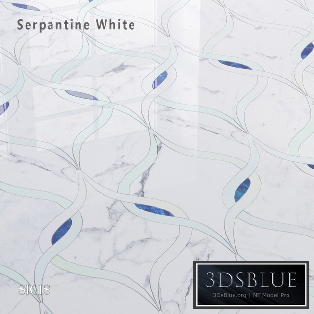 Sicis SiciStone Serpantine white