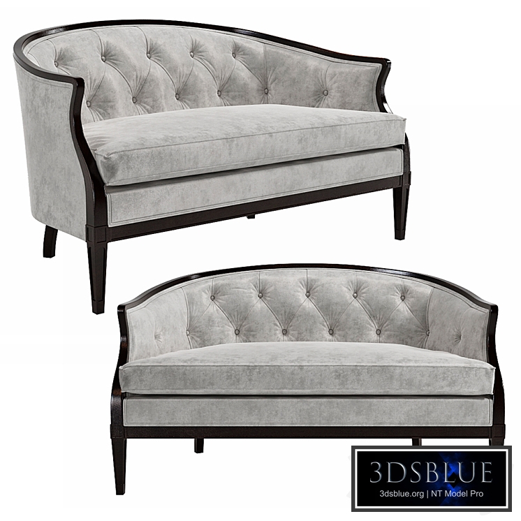 Regency Style Tufted Back Sofa
