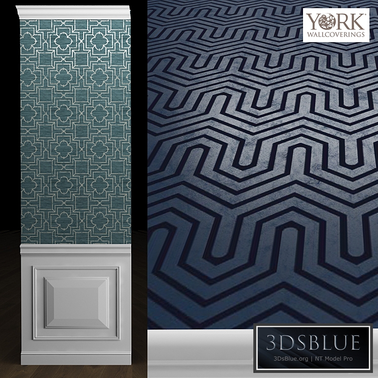 York Ashford Geometrics Wallpaper