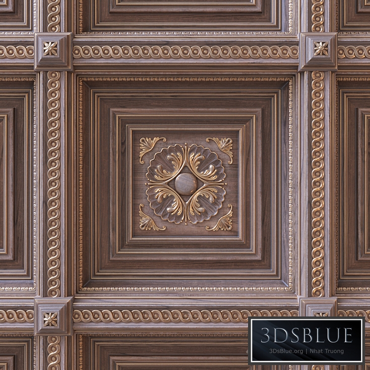 Coffered ceiling