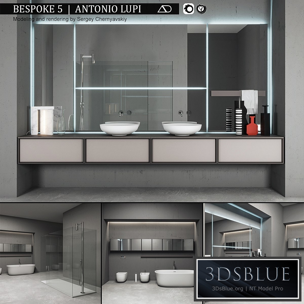 Bathroom furniture set Bespoke 5