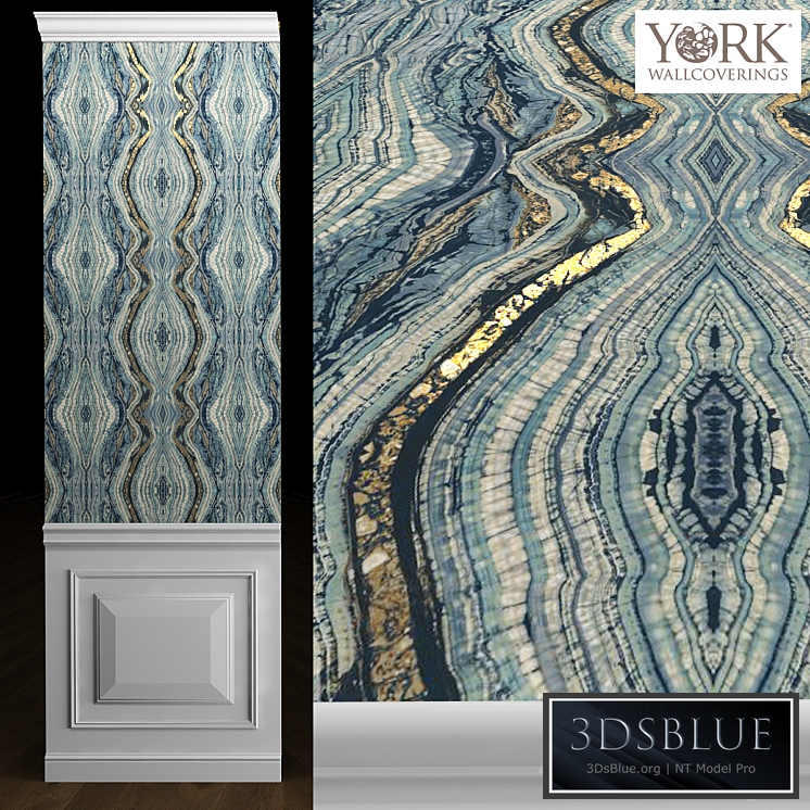 York Kashmir Kaleidoscope Wallpaper