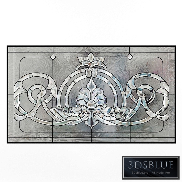 Stained glass with bevel