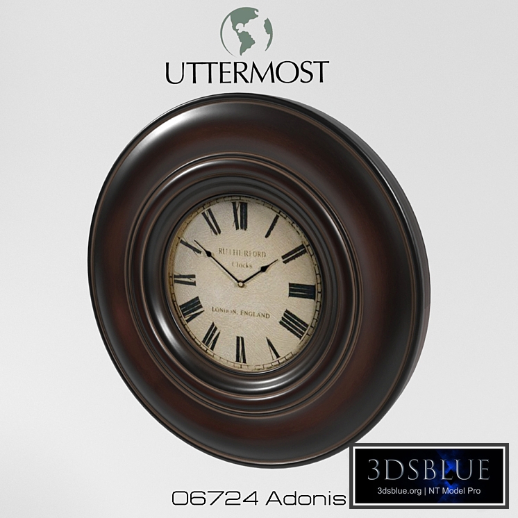 Wall Clock Uttermost 06724 Adonis