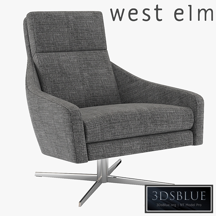 West Elm Austin Swivel Armchair