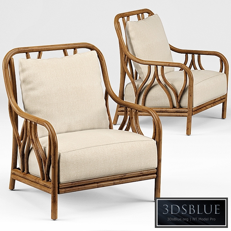 Carmela Rattan Pole Wishbone Chair