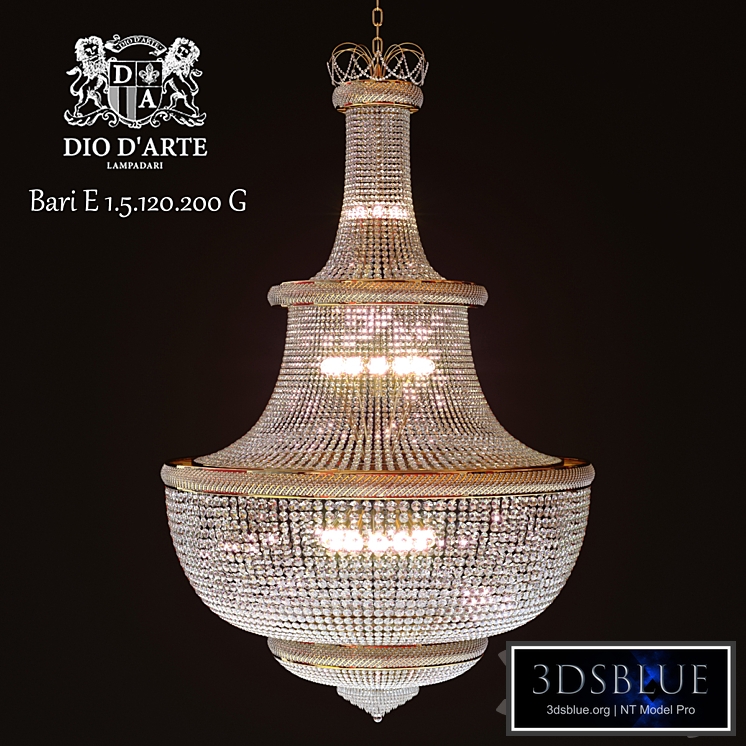 Chandelier Dio D'Arte Bari E 1.5.120.200 G
