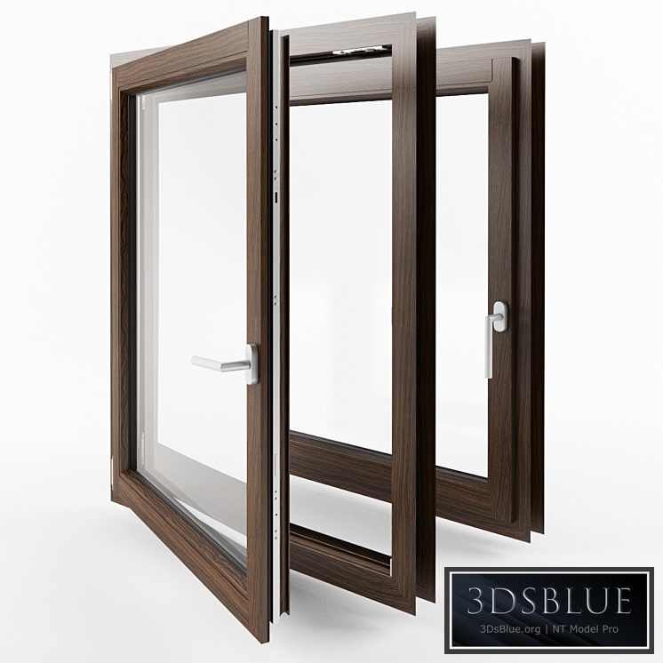 Windows detailed with tripple glazing