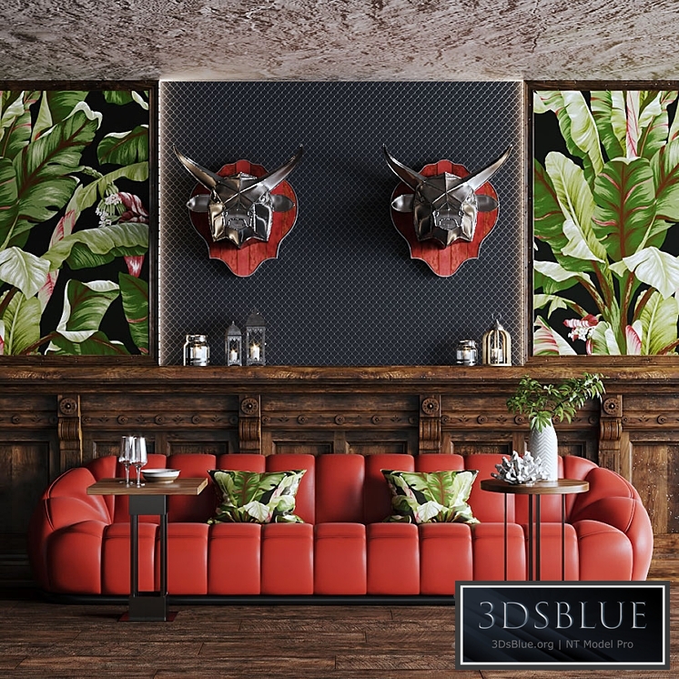 Furniture node for cafe, restaurant